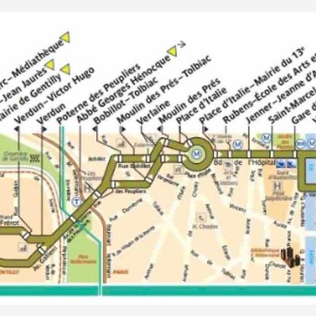 Beau T3 A Arcueil A 3 Min Rer B « Laplace » Eksteriør billede