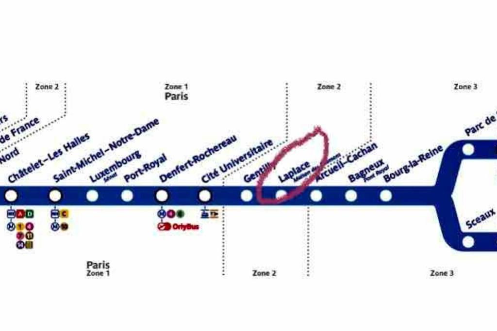 Beau T3 A Arcueil A 3 Min Rer B « Laplace » Eksteriør billede