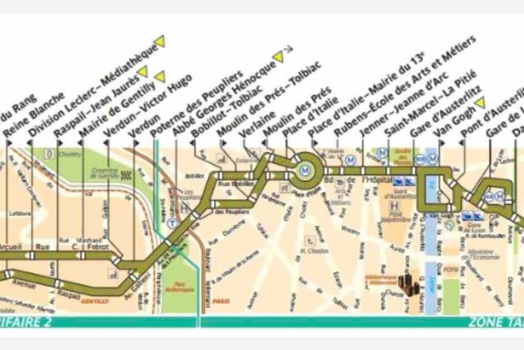 Beau T3 A Arcueil A 3 Min Rer B « Laplace » Eksteriør billede